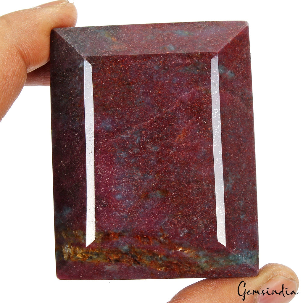 2480 Carat Natural Untreated Red Ruby Octagon Cut Loose Madagascar Huge Gemstone