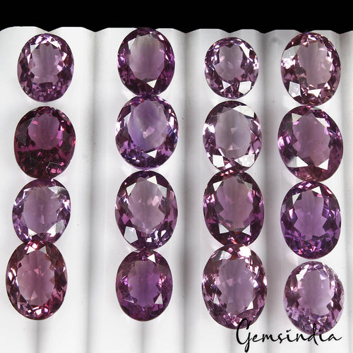Amethyst Lot, Loose Gemstone, Purple — 16 Pieces, 12mm to 15mm, 121.50 Ct, Brazil