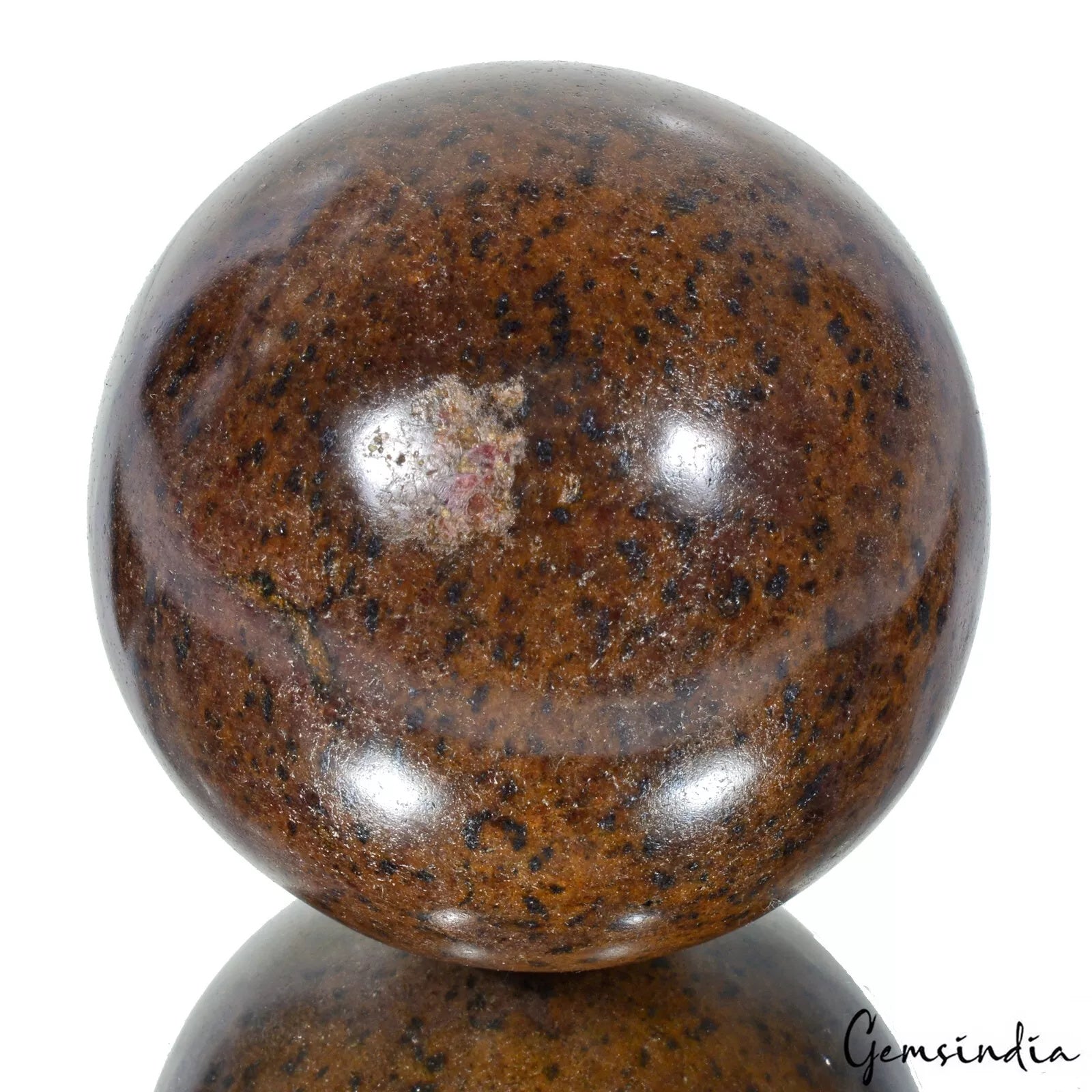 Garnet Sphere — 69mm, 3570 Ct, Madagascar