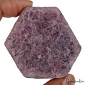 600 Ct Natural Red Ruby Hexagon Cut Rough Uncut Corundum Earth Mined Loose Gems