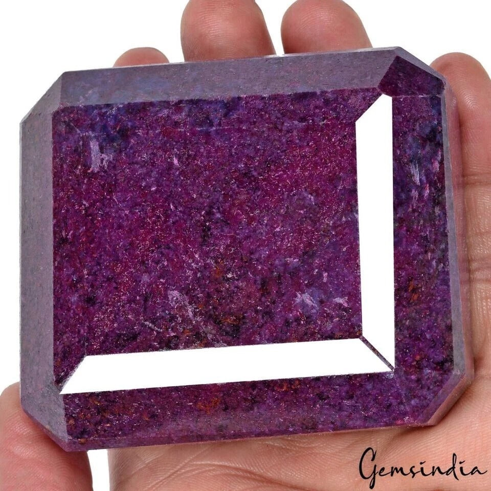 Ruby Loose Gemstone, Color Enhanced, Red — 74 x 61 x 33mm, 2615 Ct, Madagascar