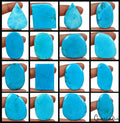 1380 Ct/16 Pcs Natural Blue Turquoise Mix Cabochon Loose Wholesale Gemstones Lot