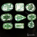 1400 Cts/9 Pcs Natural Green Emerald Mix Cut Loose Wholesale 29mm-48mm Gems Lot