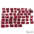 Certified 570 Ct/53 Pcs Natural Red Ruby Baguette Cut Loose Gems Lot For Jewelry