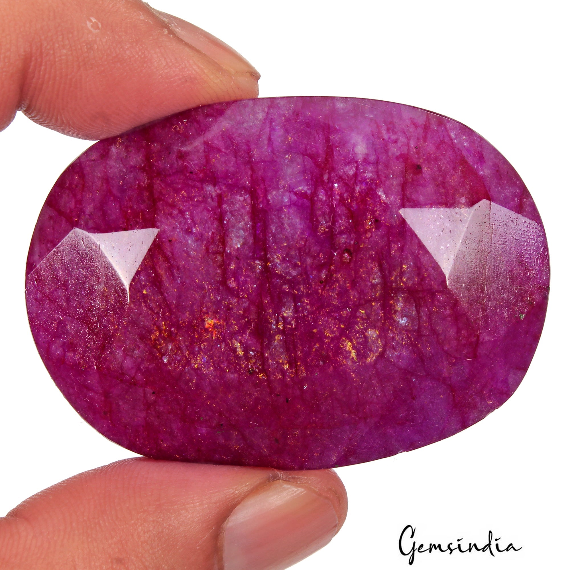 390 Ct Pink Red Beryl Bixbite Oval Cut Faceted Earth Mined USA Loose Huge Gems