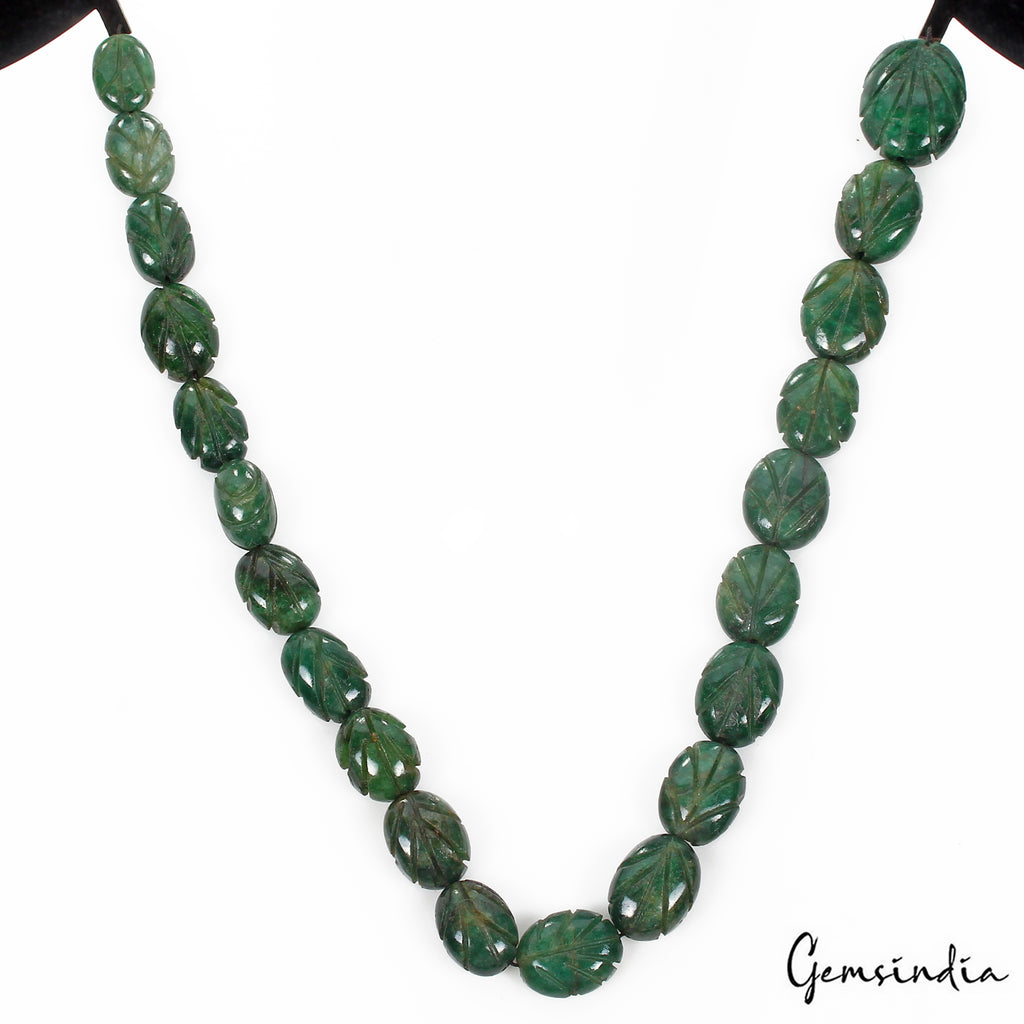 Emerald Loose Gemstone, Color Enhanced, Green — 11mm to 17mm, 116.50 Ct, Brazil