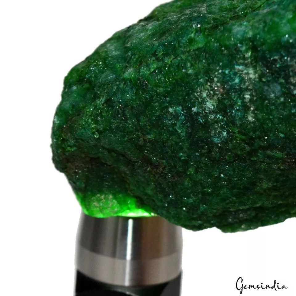 3400 Ct. Natural Brazilian Green Emerald Uncut Freeform Rough Gemstone Specimen