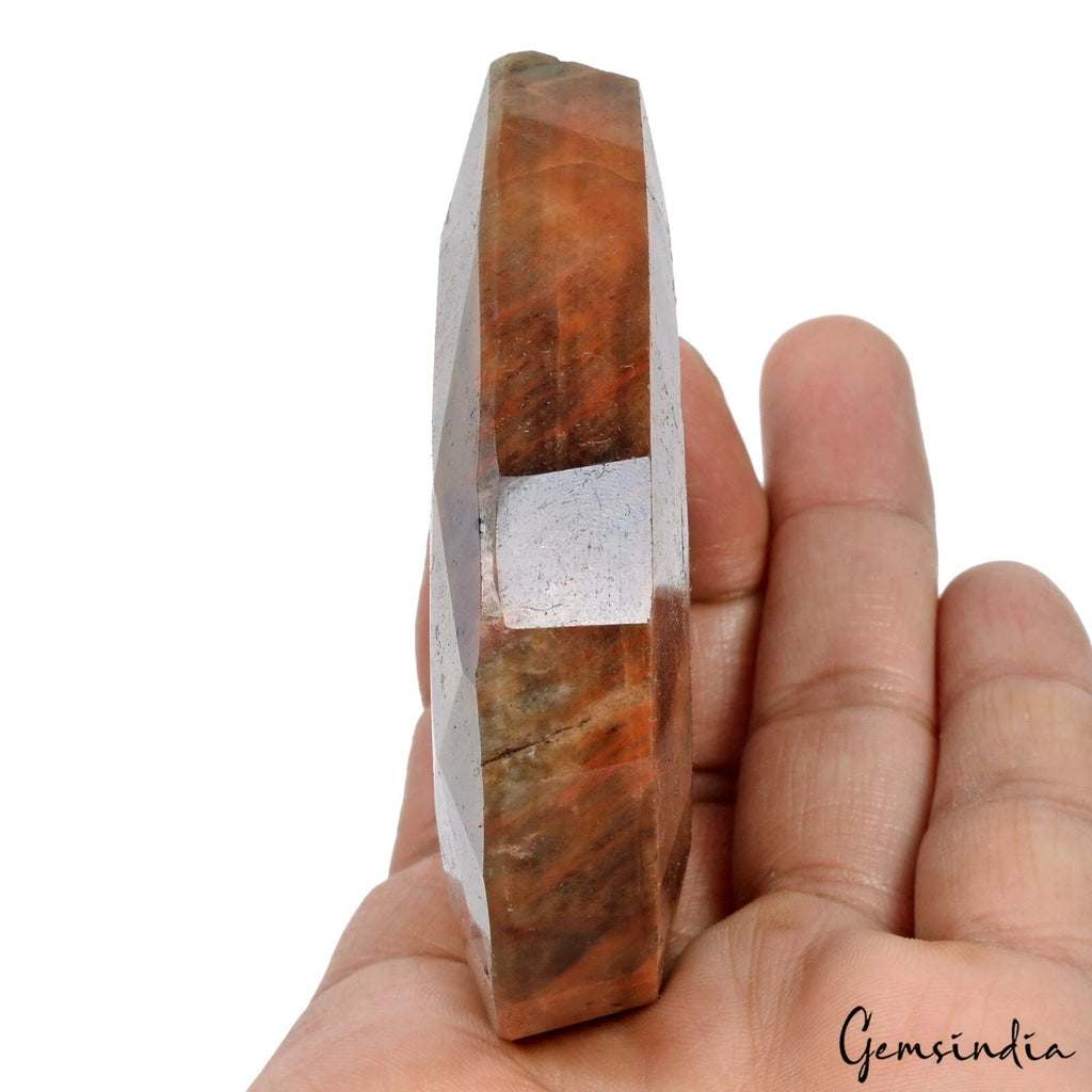 Sapphire Loose Gemstone, Untreated, Brown — 81x77x20 mm, 1420 Ct, Madagascar