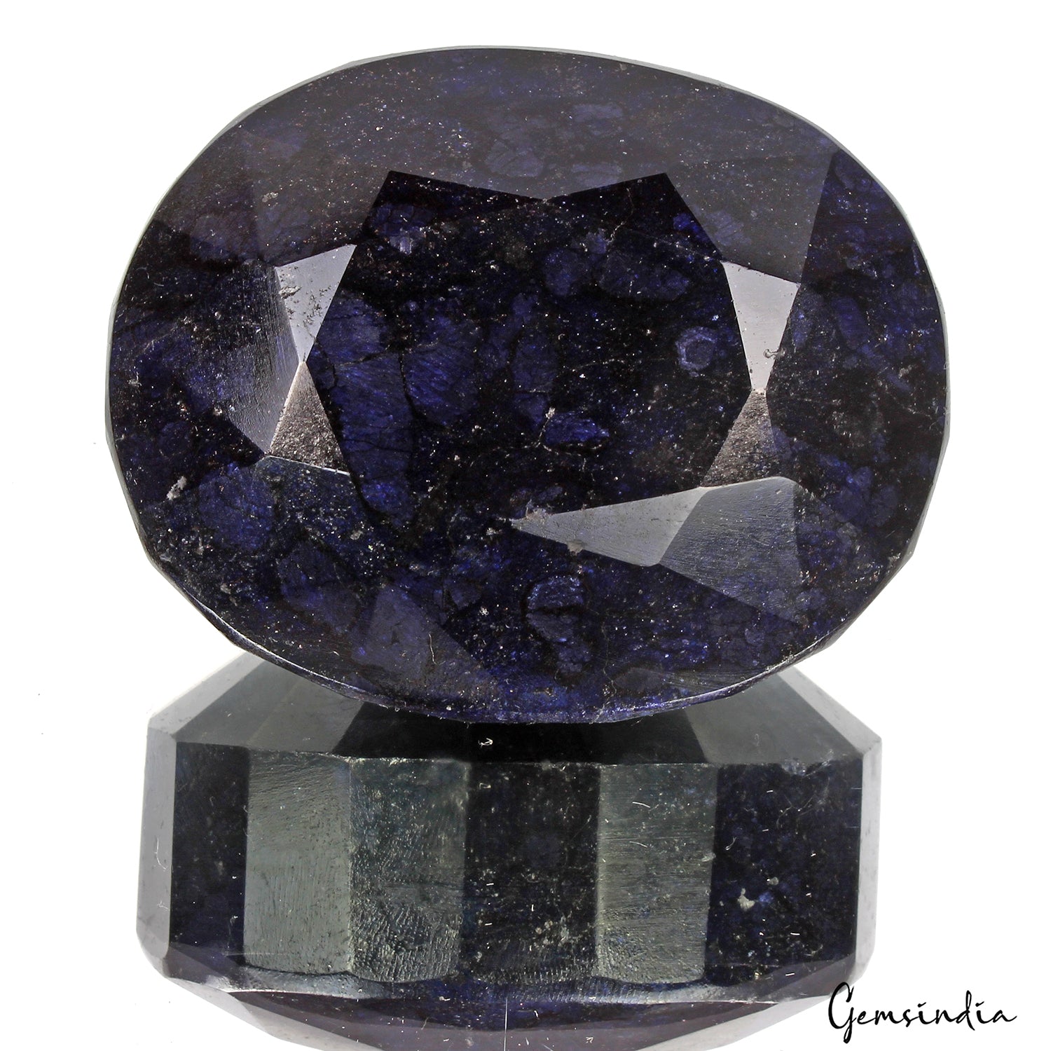 1840 Ct Natural Dark Blue Sapphire Oval Cut Faceted Earth Mined Huge Loose Gems