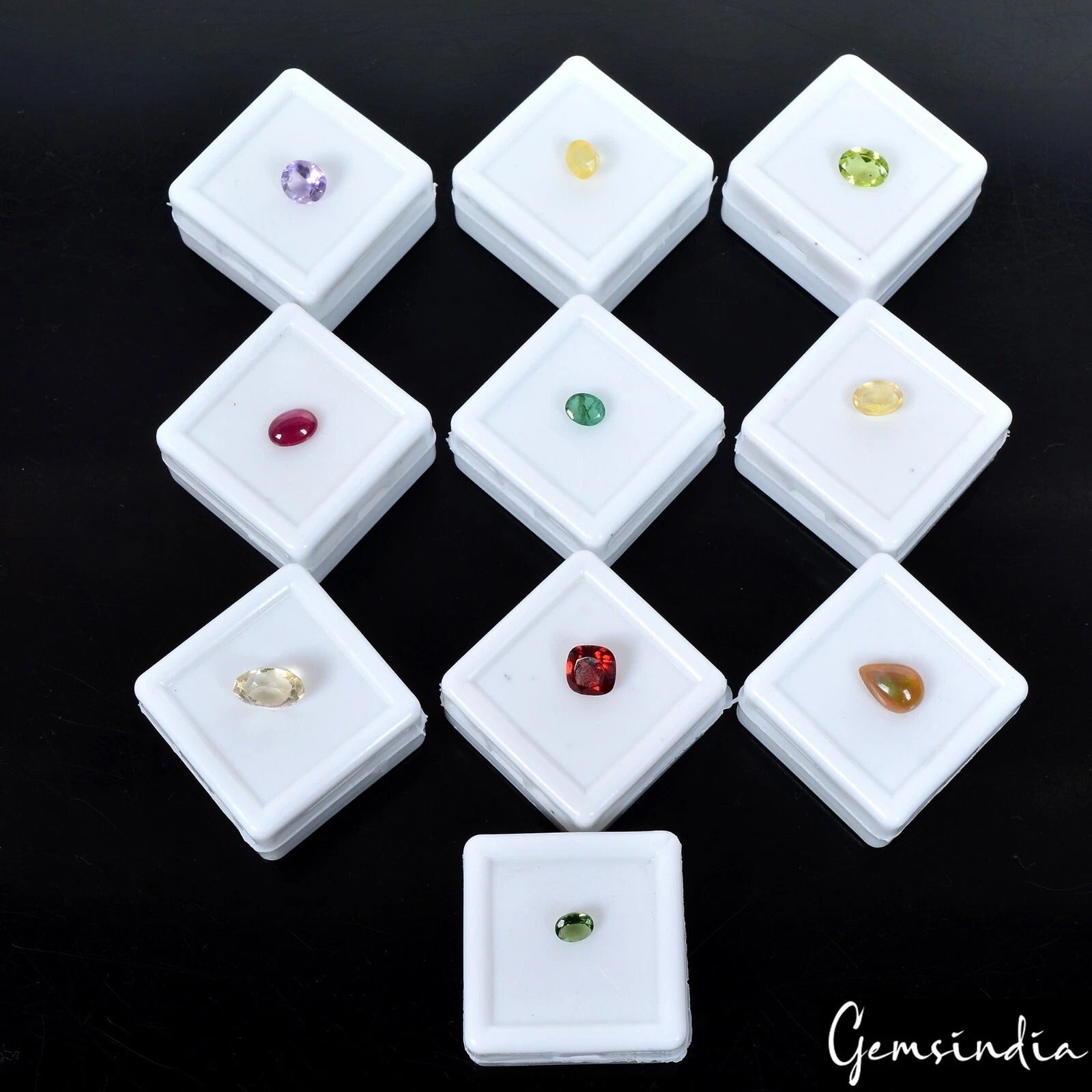 11.90 Ct Semi Estate Genuine Precious Loose Mix Cut Jewelry Collection Gems Lot