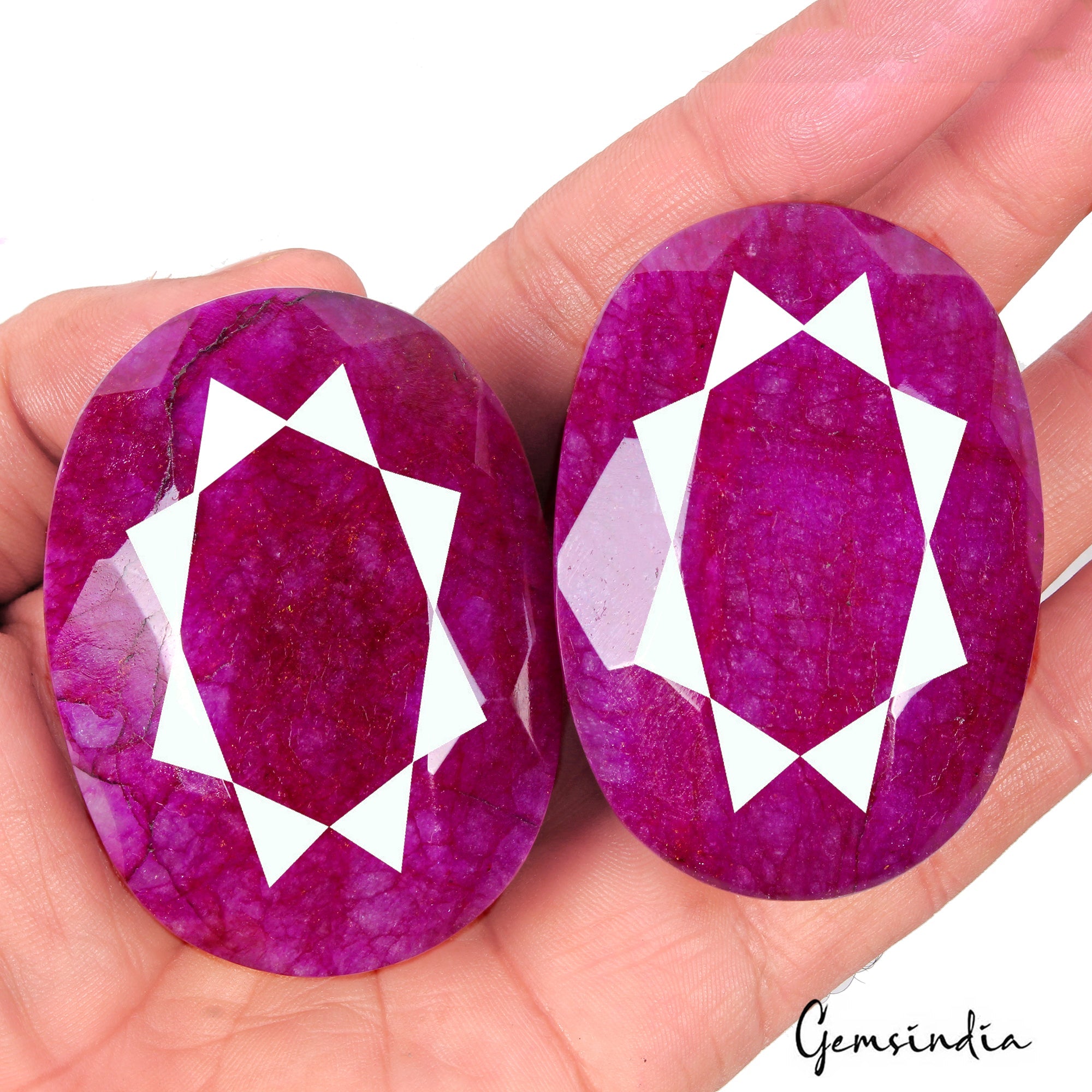 1250 Ct Natural Pink Red Beryl Bixbite Oval Cut Faceted Earth Mined Loose Gems