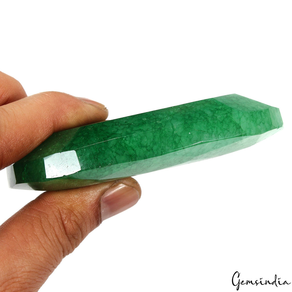 1000 Cts Natural Brazilian Green Quartz Oval Faceted Huge Loose Earth mined Gem