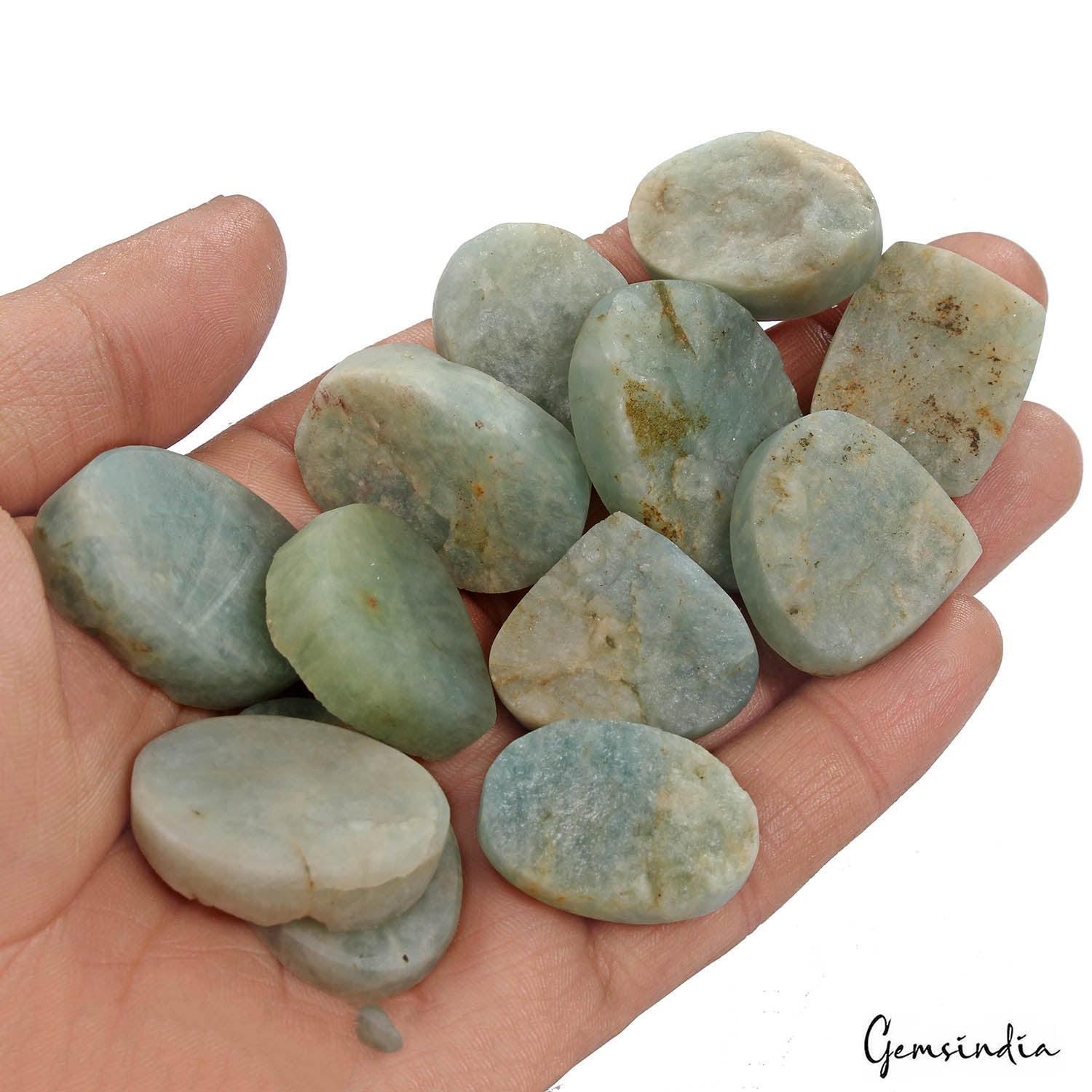 640 Cts/12 Pcs Natural Untreated Beryl Aquamarine Rough Druzy Wholesale Gems Lot