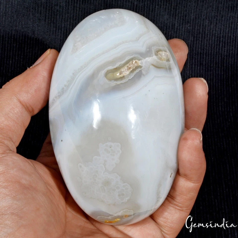 3100Ct Natural Onyx Agate Huge Crystal Healing Mineral Egg/Lingam Shape Gemstone
