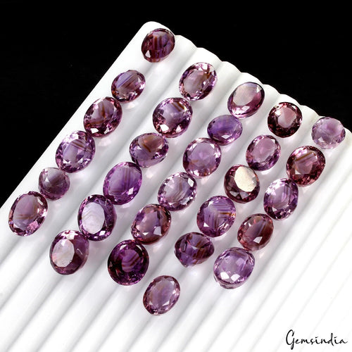 Amethyst Lot, Loose Gemstone, Untreated — 29 Pieces, 12mm to 14mm, 267.20 Ct