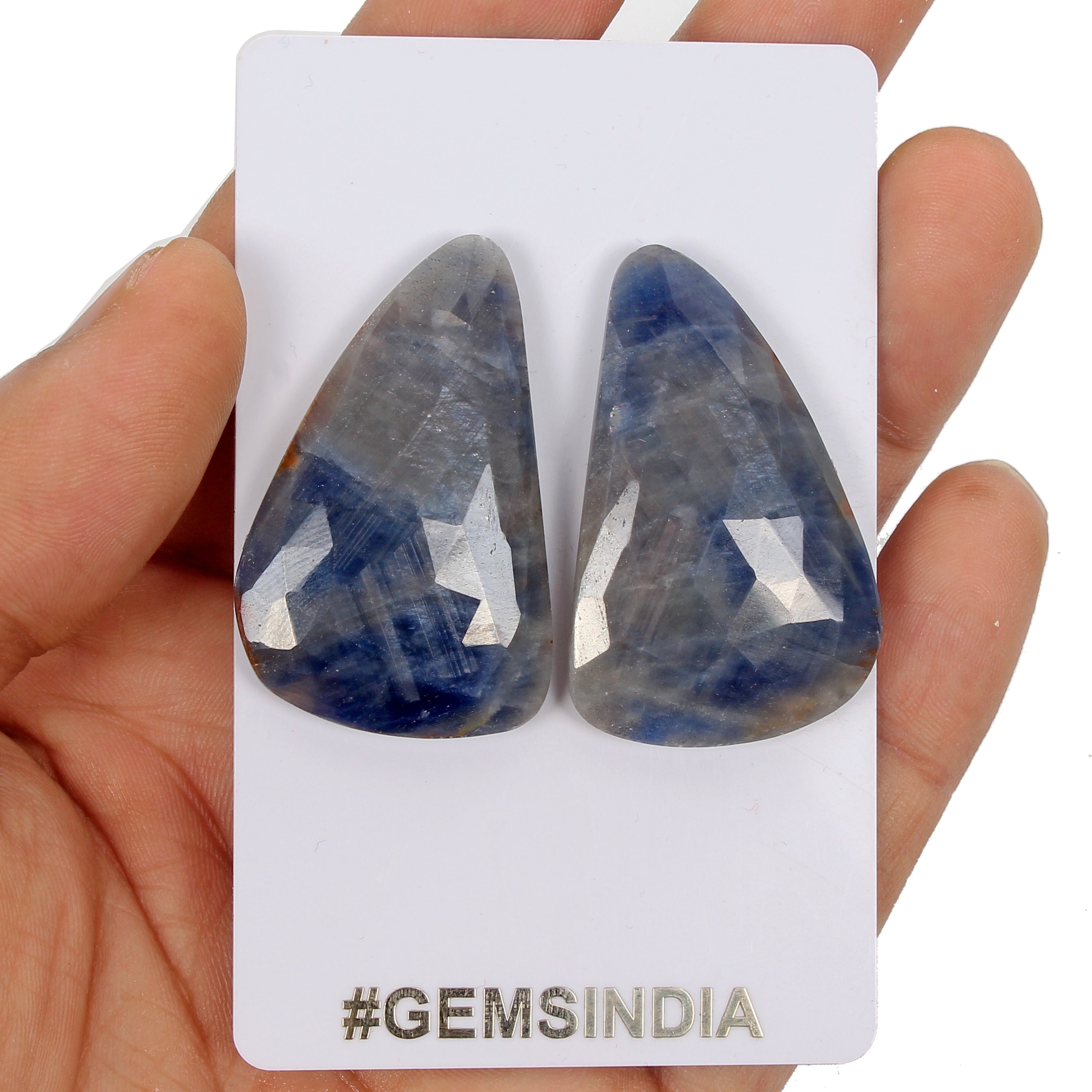 Sapphire Loose Gemstone, Bi-Color — 41x27mm, 100 Ct