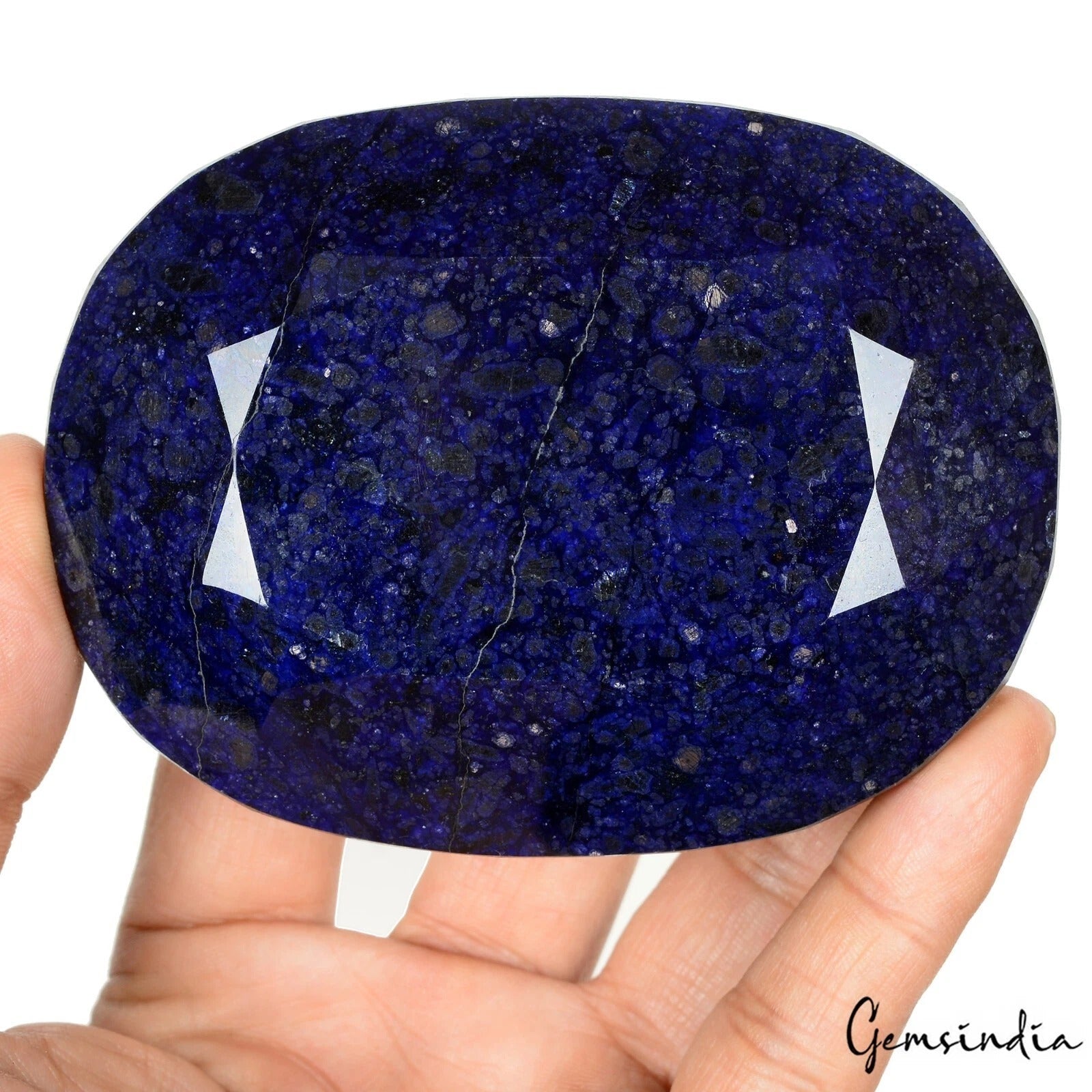Museum Size 2980 Cts Natural African Dark Blue Sapphire Oval Loose Huge Gemstone