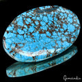 280 Ct Blue Spiderweb Turquoise Oval Cabochon Arizona Loose Huge Gems From U.S