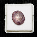 Certified 9.10 Cts Natural Untreated 6 Rays Purple Hue Star Ruby Oval Loose Gem