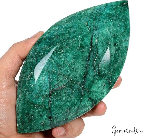 1.16 Ct Natural Emerald Marquise Faceted Earth Mined Huge Gems From Brazil NM