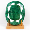 Fabulous Big Green Emerald Earth mined 4625 Ct Natural Huge Loose Certified Gem