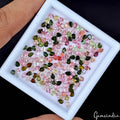 Tourmaline Lot, Loose Gemstone, Untreated, Multi Color — 197 Pieces, 4mm, 29.40 Ct