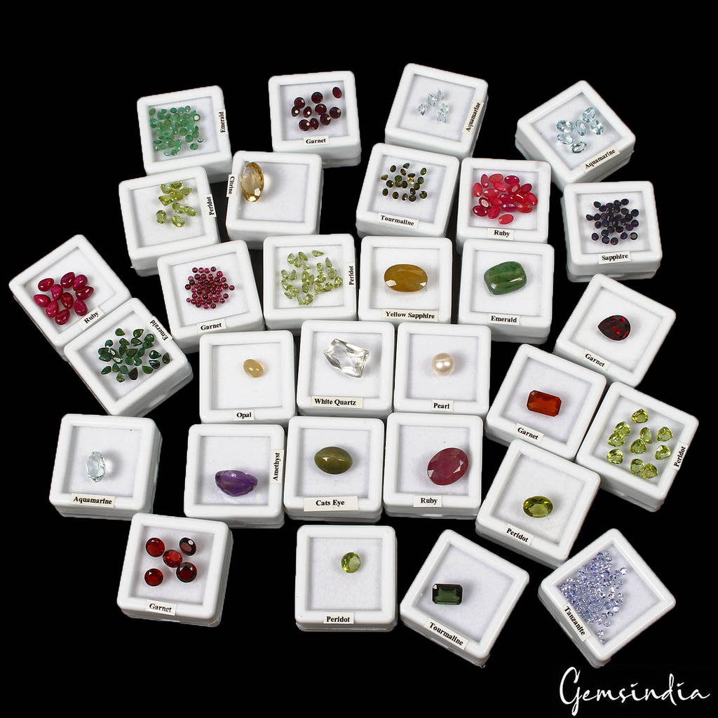 Ruby Lot, Loose Gemstone — 340 Pieces, 1mm to 14mm, 111.50 Ct