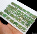 500 Ct/37 Pcs Natural Brazilian Bottle Green Emerald Octagon Cut Loose Gems Lot