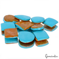 10 Pcs Chinese Blue Turquoise Mix Cabochon Loose Jewelry Gemstones Lot ~196 Cts