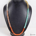Citrine Beaded Strand, Multi Color — 25", 360 Ct, India
