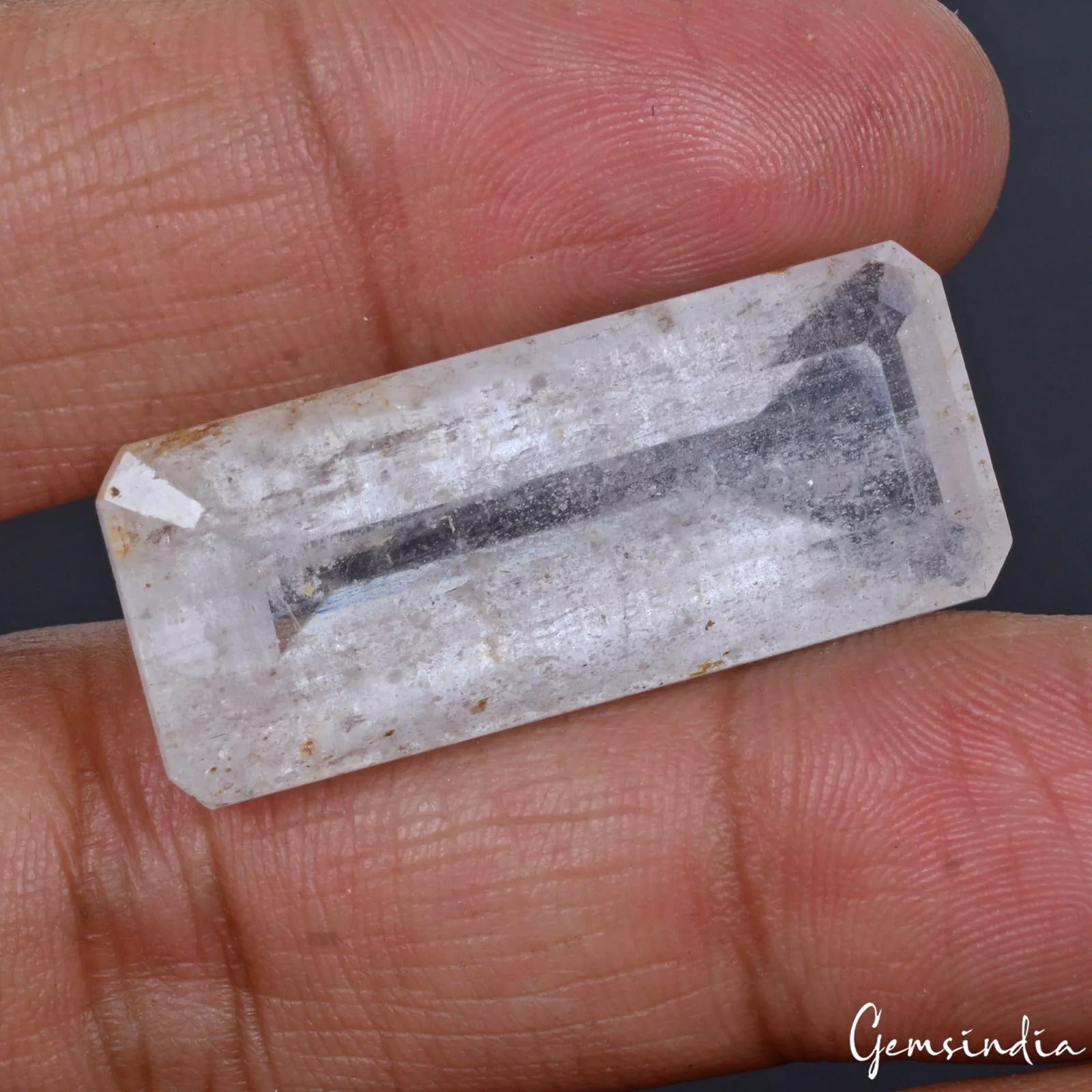 42.10 Ct Natural Pink Morganite Emerald Cut Loose Untreated Gemstone for Jewelry