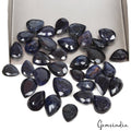 300 Ct/34 Pcs Natural Blue Sapphire Pear Cut Loose Gemstones Lot For Jewelry