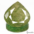 700 Ct Natural Brazilian Green Emerald Pear Faceted Cut Loose Huge Size Gemstone