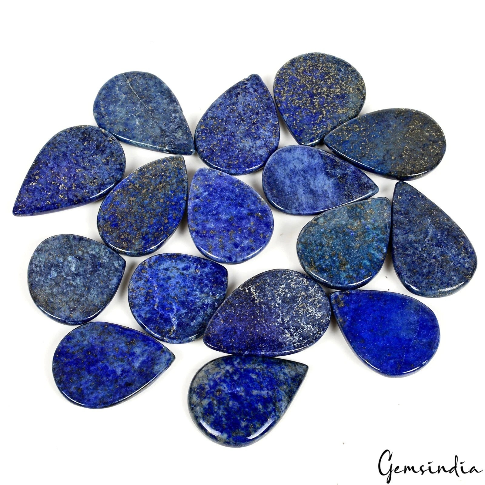 Lapis Lazuli Beaded Strand, Blue — 28mm to 39mm, 770 Ct