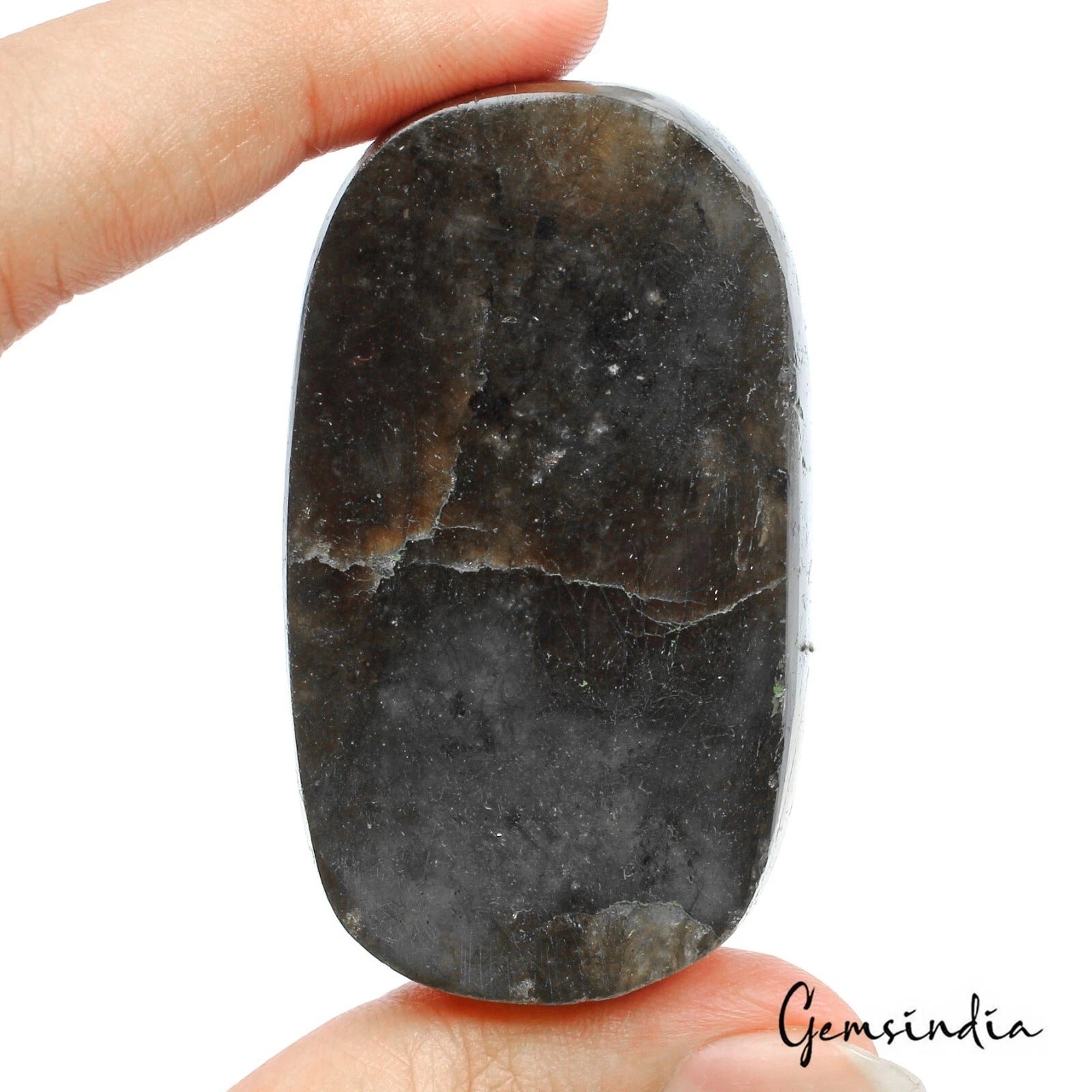 410 Cts Natural Dark Green Labradorite Oval Hand Carved Earth Mined Loose Gems
