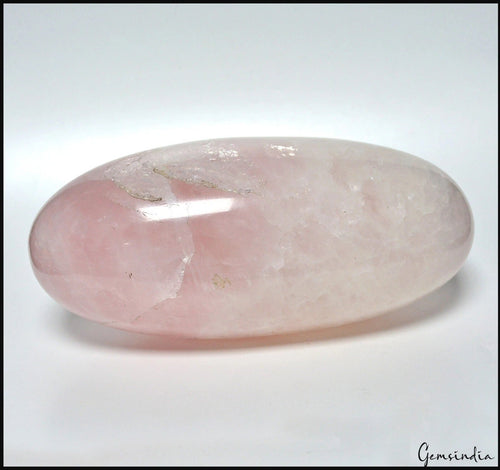 1.1 Kilo Natural Rose Quartz Pink Crystal Healing Mineral Egg Cab Huge Size Gem