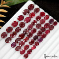 105.40 Ct/46Pcs Natural Red Ruby Mixed Cut Loose Faceted 6-11mm Jewelry Gems Lot