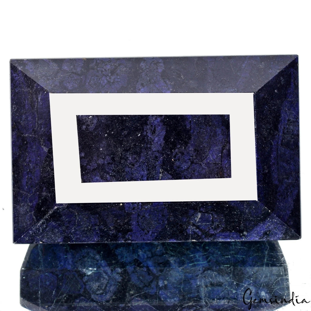 Blue Sapphire Loose Gemstone, Color Enhanced — 107x65x52 mm, 5000 Ct (1 Kg), Africa