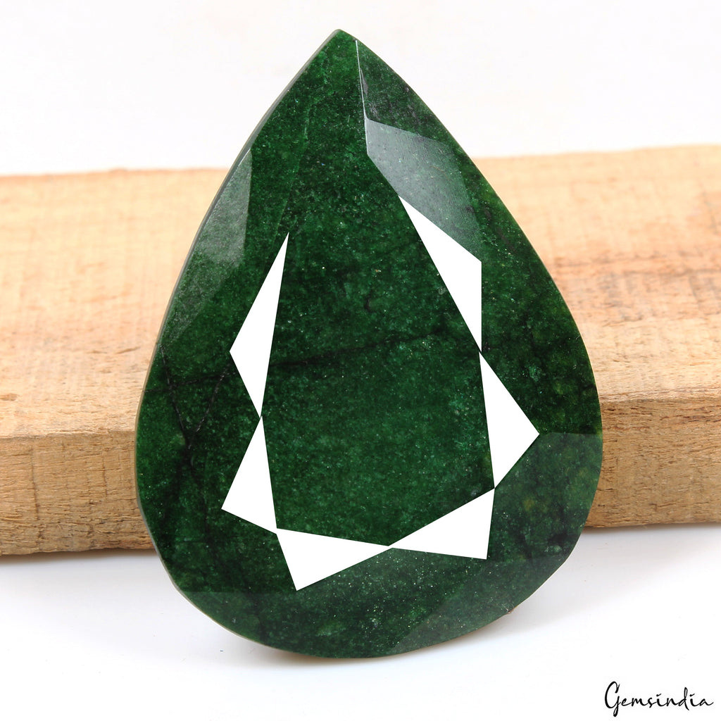 Fabulous Green Emerald Earth mined 540 Ct Natural Huge Brazilian Certified Gem