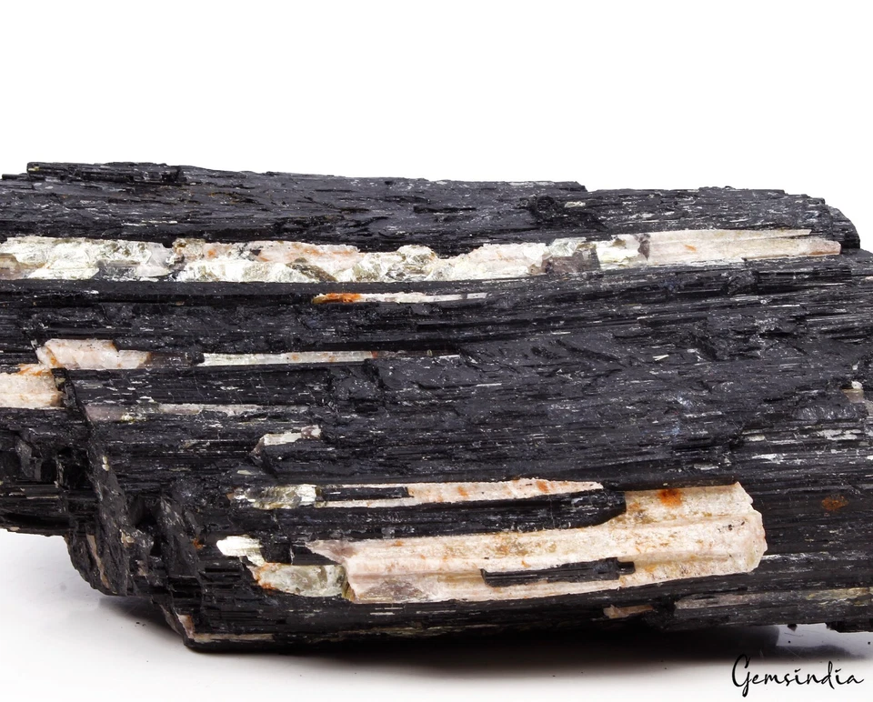 Tourmaline Rough Specimen, Untreated, Black — 11x6.2x4.6 Inch, 6.28 Kg (31400 Ct), Namibia