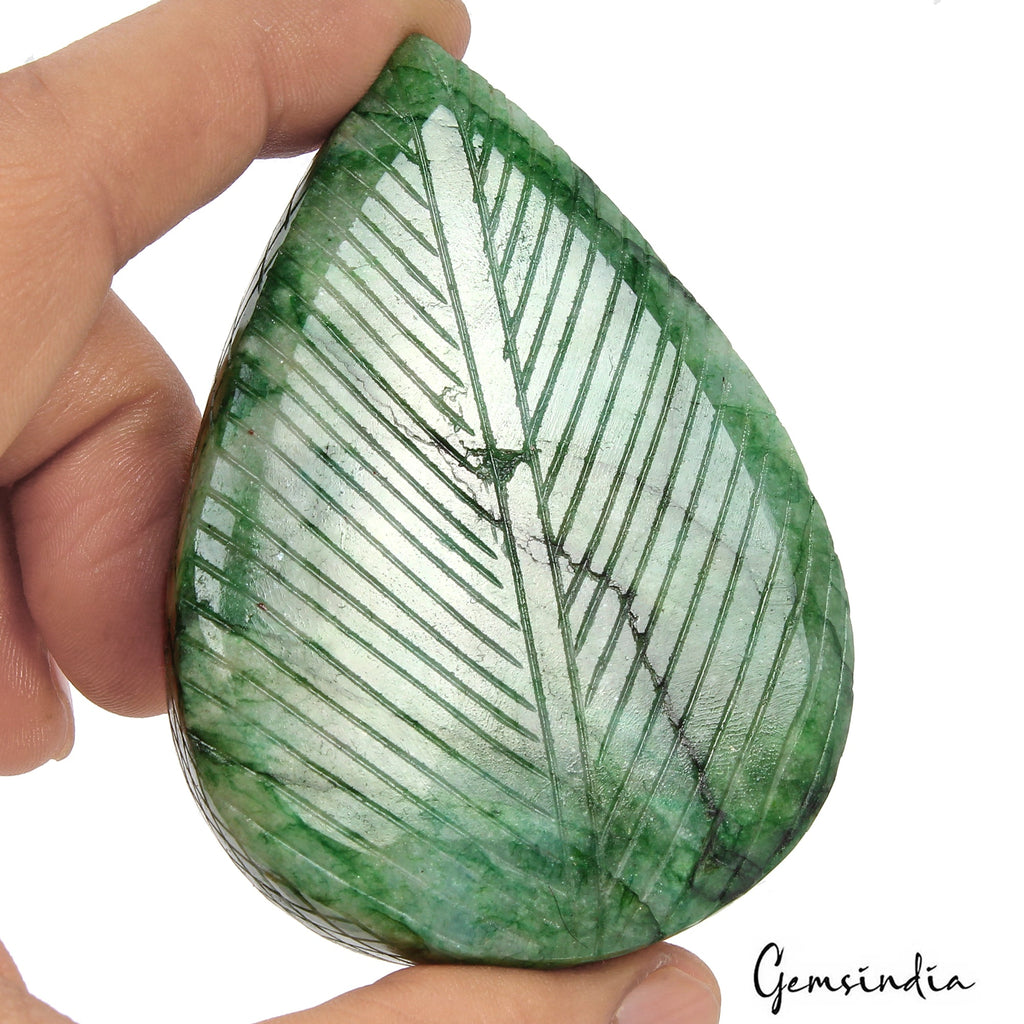 1000 Cts Green Brazilian Emerald Pear Cut Earth Mined Museum Size Loose Gemstone
