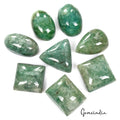 1000 Cts/8 Pcs Natural Brazilian Green Emerald Mix Cab Loose Gems Wholesale Lot