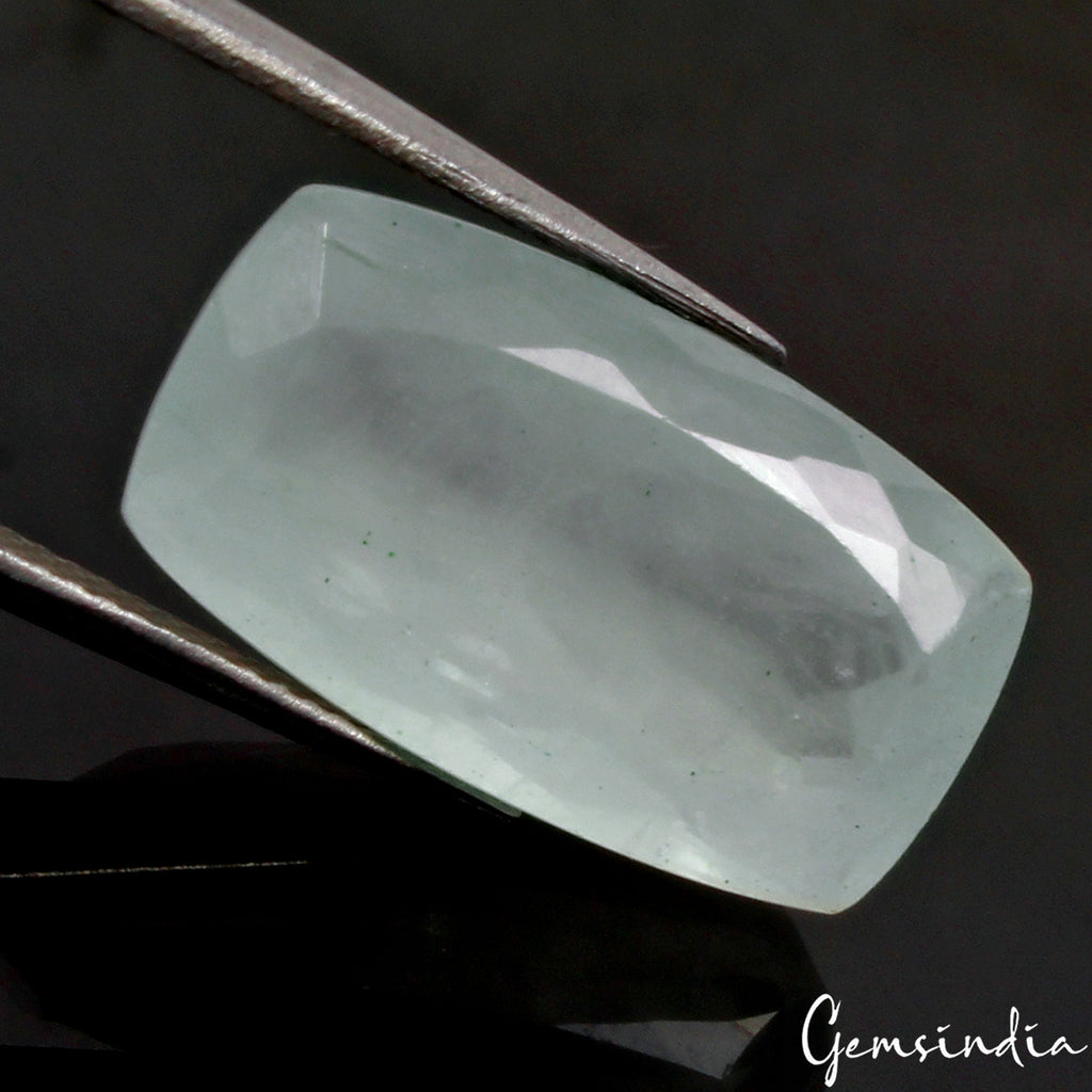 Aquamarine Loose Gemstone, Untreated, Blue — 18 x 10 x 6mm, 11.20 Ct, Brazil