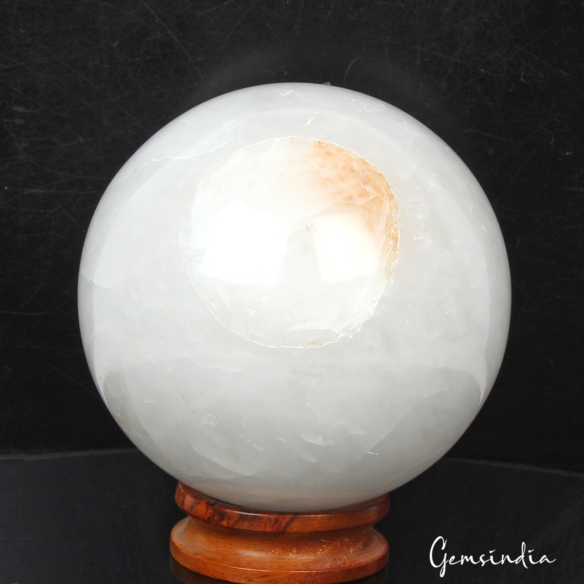 2800Ct Natural Untreated White Quartz Healing Crystal Mineral Huge Gem Sphere 3"