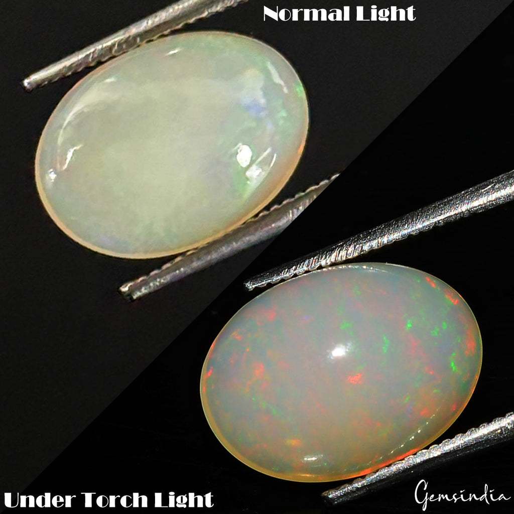 2.90 Ct Hardy STRONG! Natural Huge Yellow &Rainbow Color Sparkling Opal Ethiopia