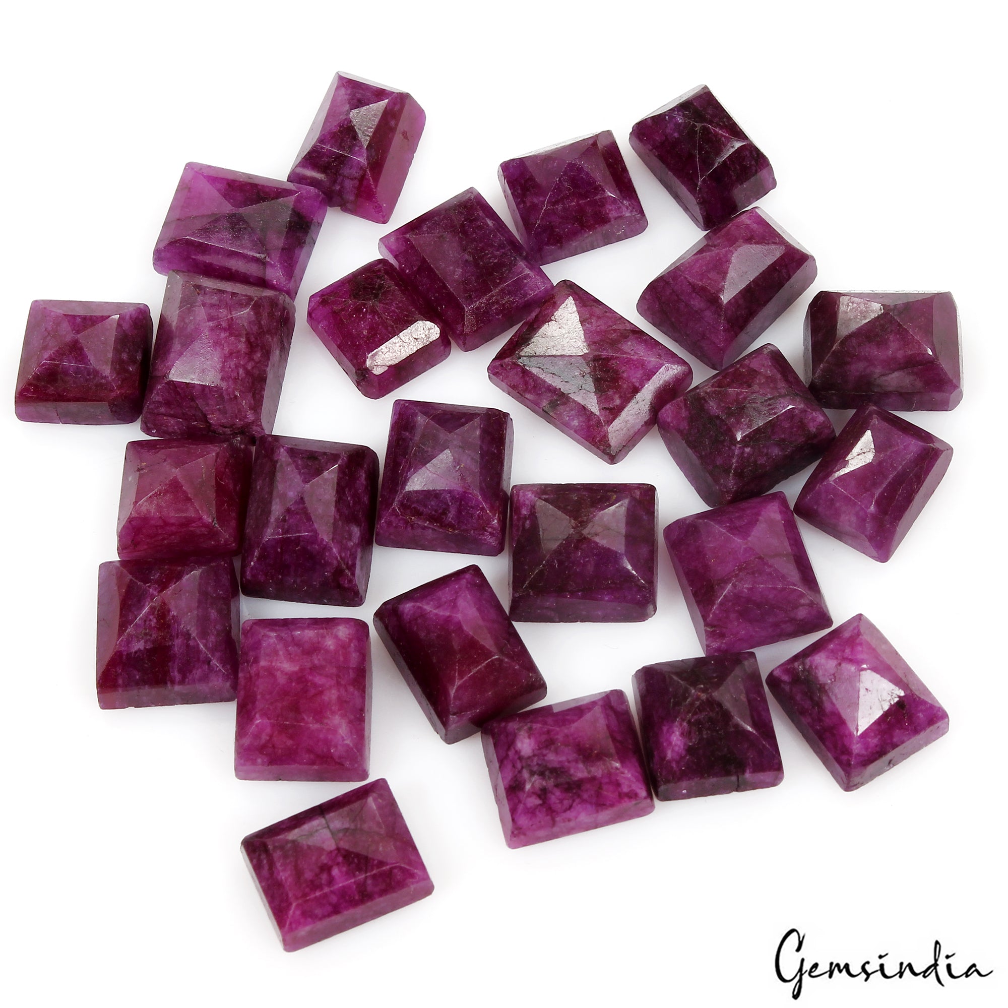 25 Pcs Natural Pink Beryl Bixbite Baguette Cut Loose 11mm-15mm Gemstones 240 Cts