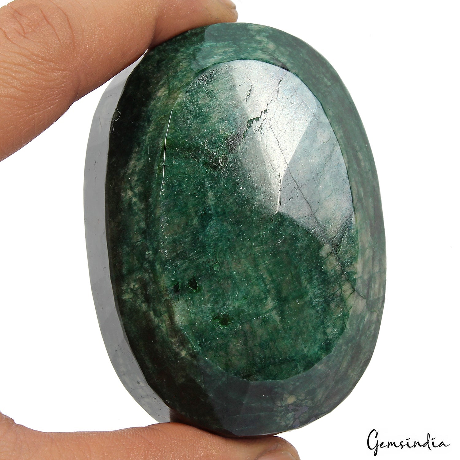1300 Ct Natural Green Emerald Oval Cut Faceted Earth Mined Gems From Colombia