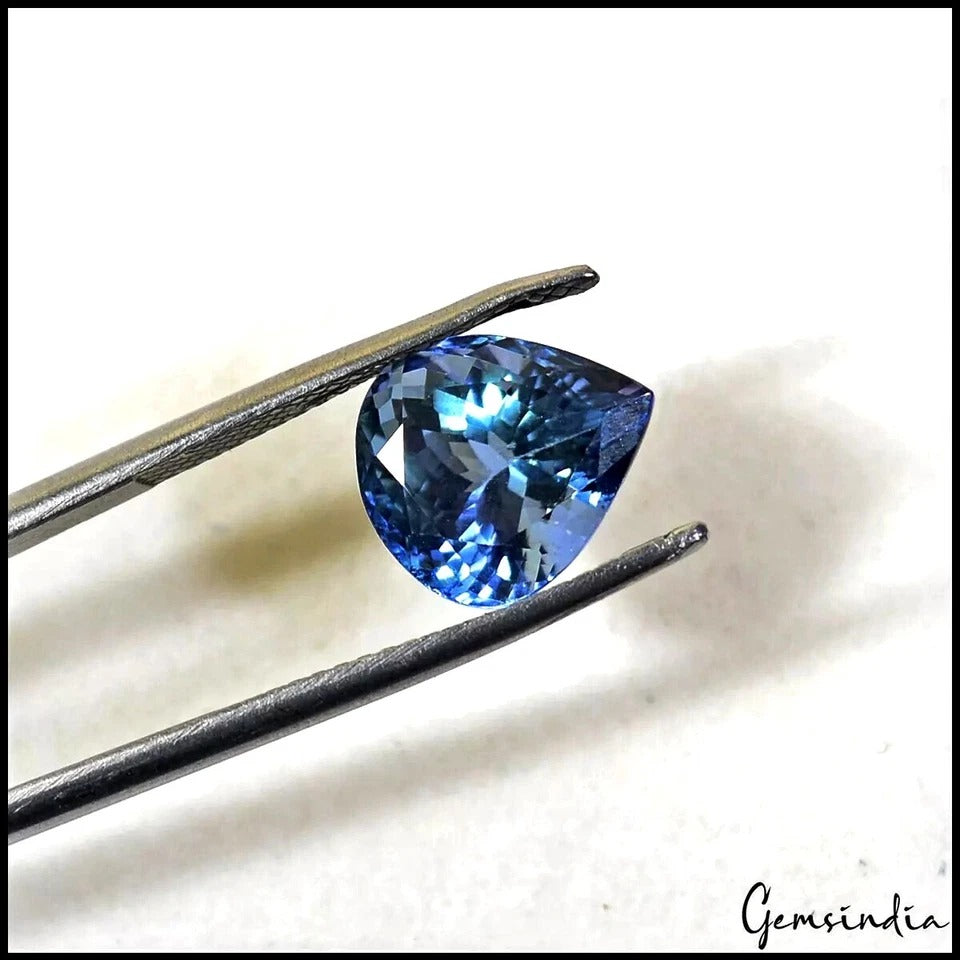 Tanzanite Loose Gemstone, Untreated, Blue — 10.7x9.6x7.6 mm, 4.85 Ct, Tanzania