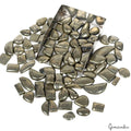 1530 Ct Natural Untreated Gold Pyrite Mix Cab Loose Gems Lot 85 Pcs For Jewelry