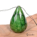 Emerald Briolette Drilled Loose Natural Gemstone 40x26mm Certified Pear 166.80Ct